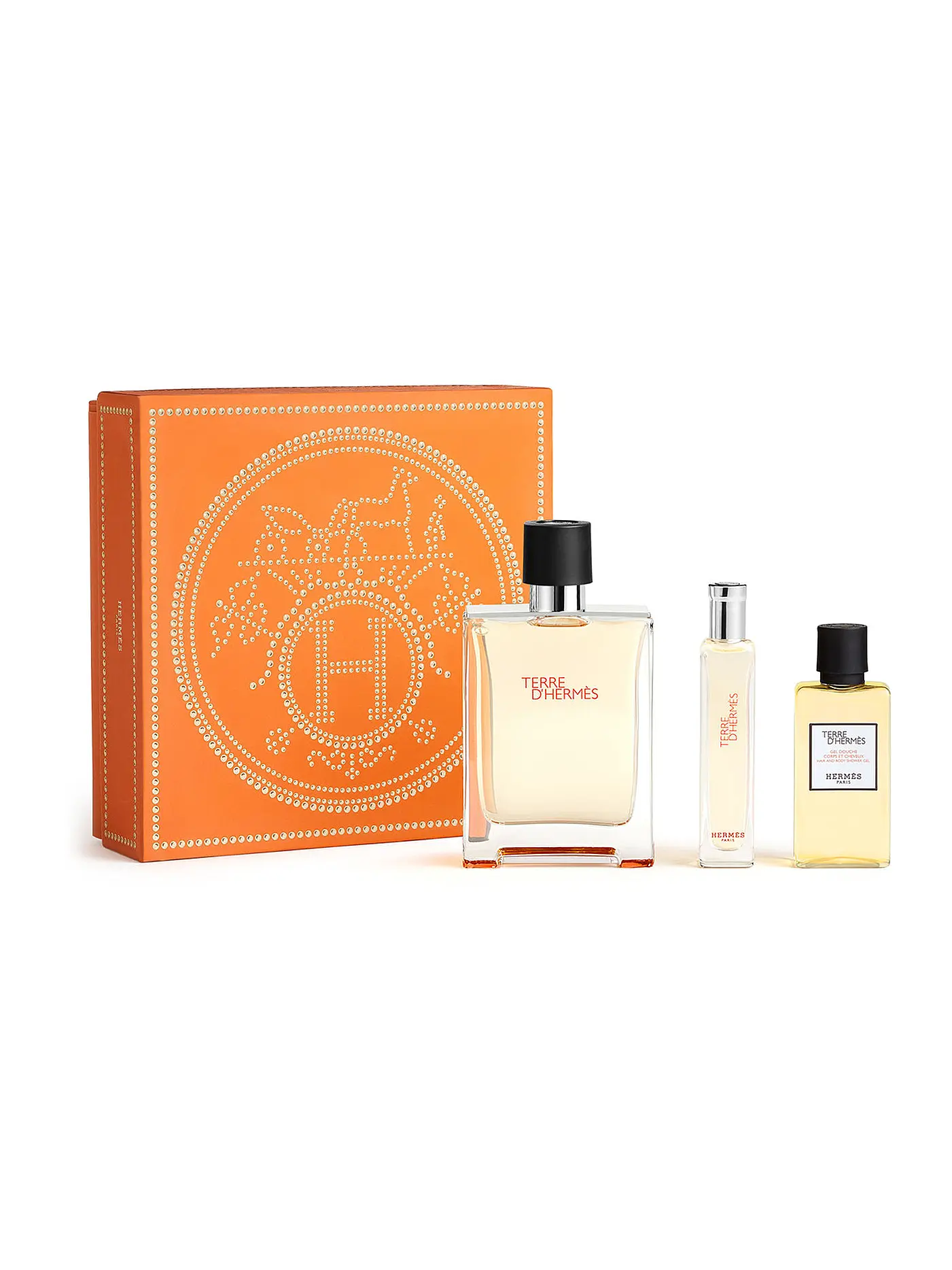 HERMÈS | Geschenkbox Terre d'Hermès Eau de Toilette 100ml / 40ml / 15ml | 